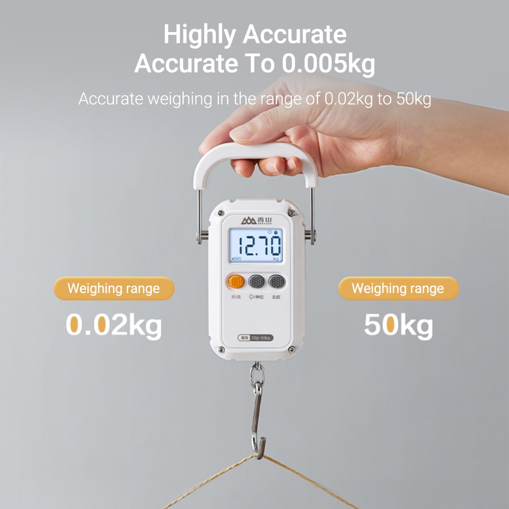 Cân di động điện tử xiaomi youpin senssun 50kg cân chuyển đổi nhiều đơn vị với màn hình nền lcd