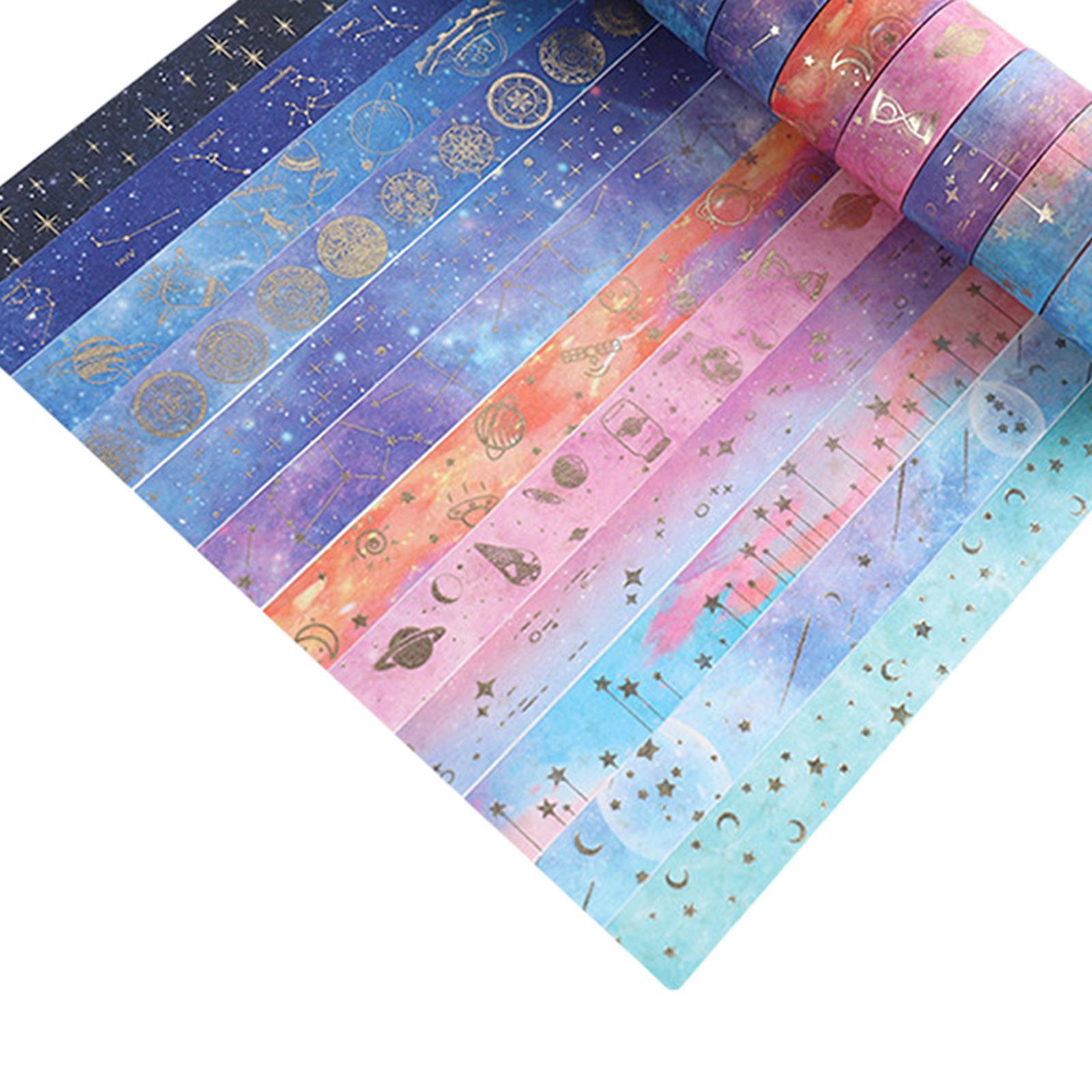 12 Sky Washi Tape Set Sticker Masking Paper Tapes for Wrapping