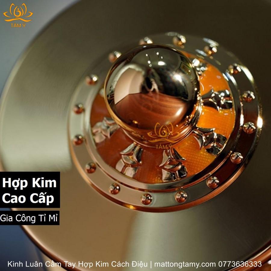 |Mẫu mới| Kinh Luân Cầm Tay Bằng Hợp Kim Cao Cấp và Gỗ Quý