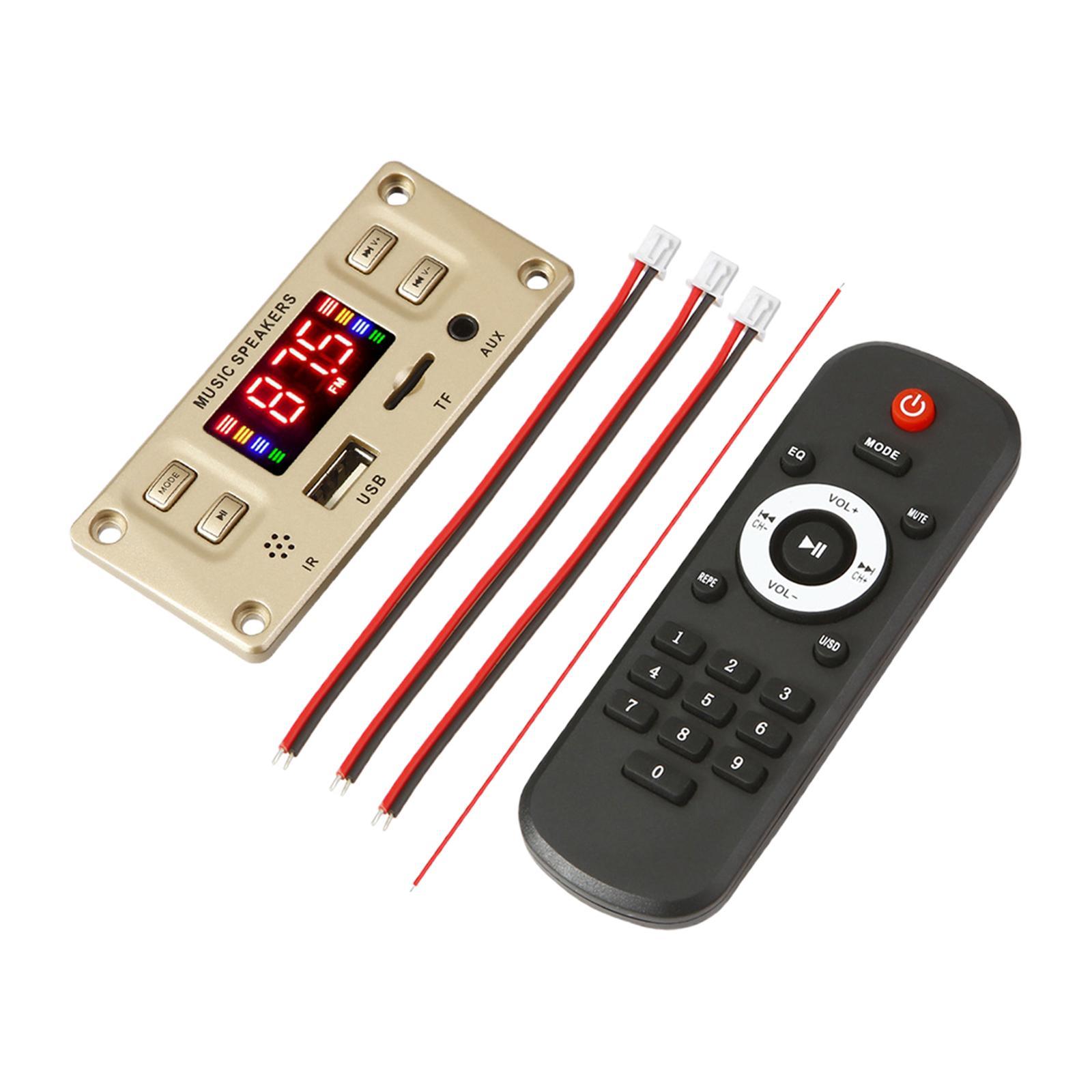 Board 2*50W Support TF/USB DC 8V-24V Car Radio for Car