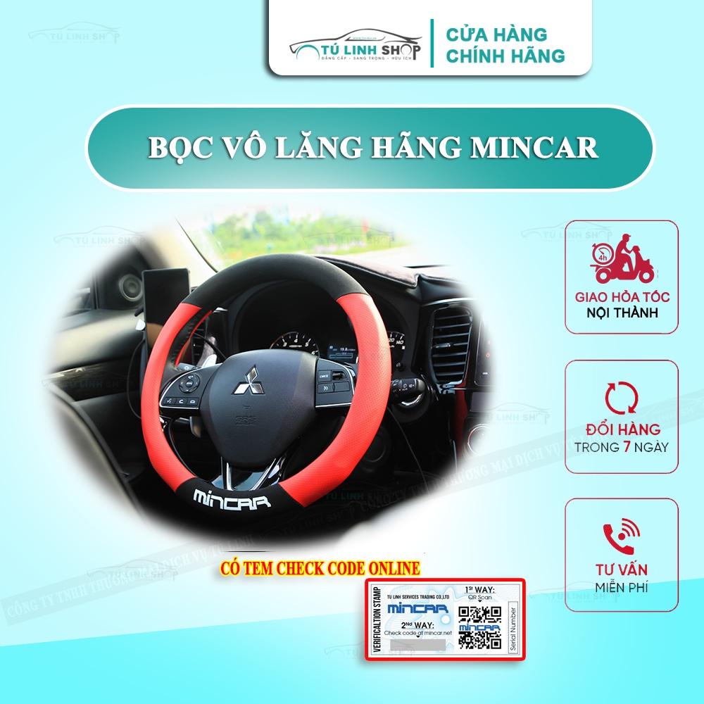 Bọc vô lăng chất liệu da lộn Alcantara cao cấp hàng chính hãng Mincar