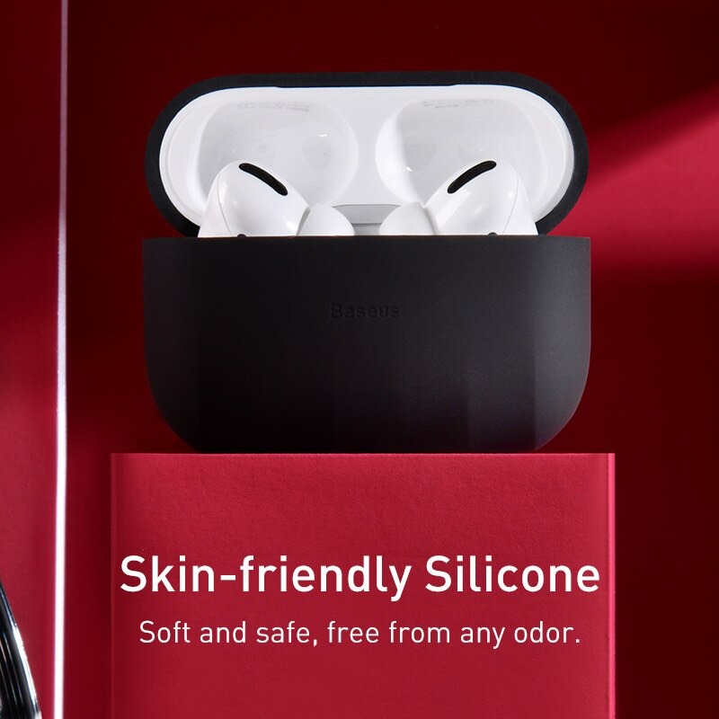 Vỏ Silicone Bảo Vệ Chống Sốc Cho Airpods Pro - Hàng Chính Hãng Baseus