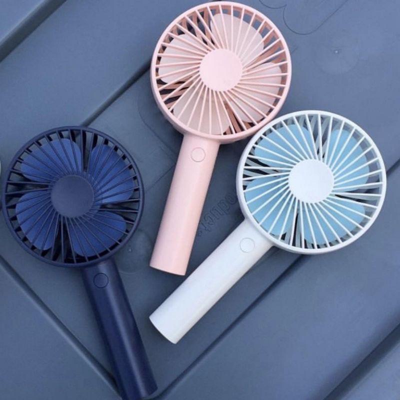 Quạt Mini Fan Có Pin Sạc Cầm Tay Tuỳ Chỉnh 3 Cấp Độ Siêu Mát Hàn Quốc (Nhiều Màu)