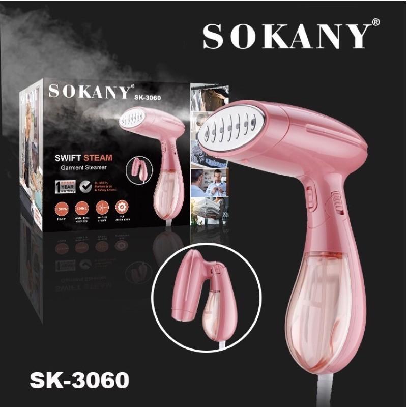 Bàn là hơi nước cầm tay gấp gọn SOKANY 3060 công suất 1500W.