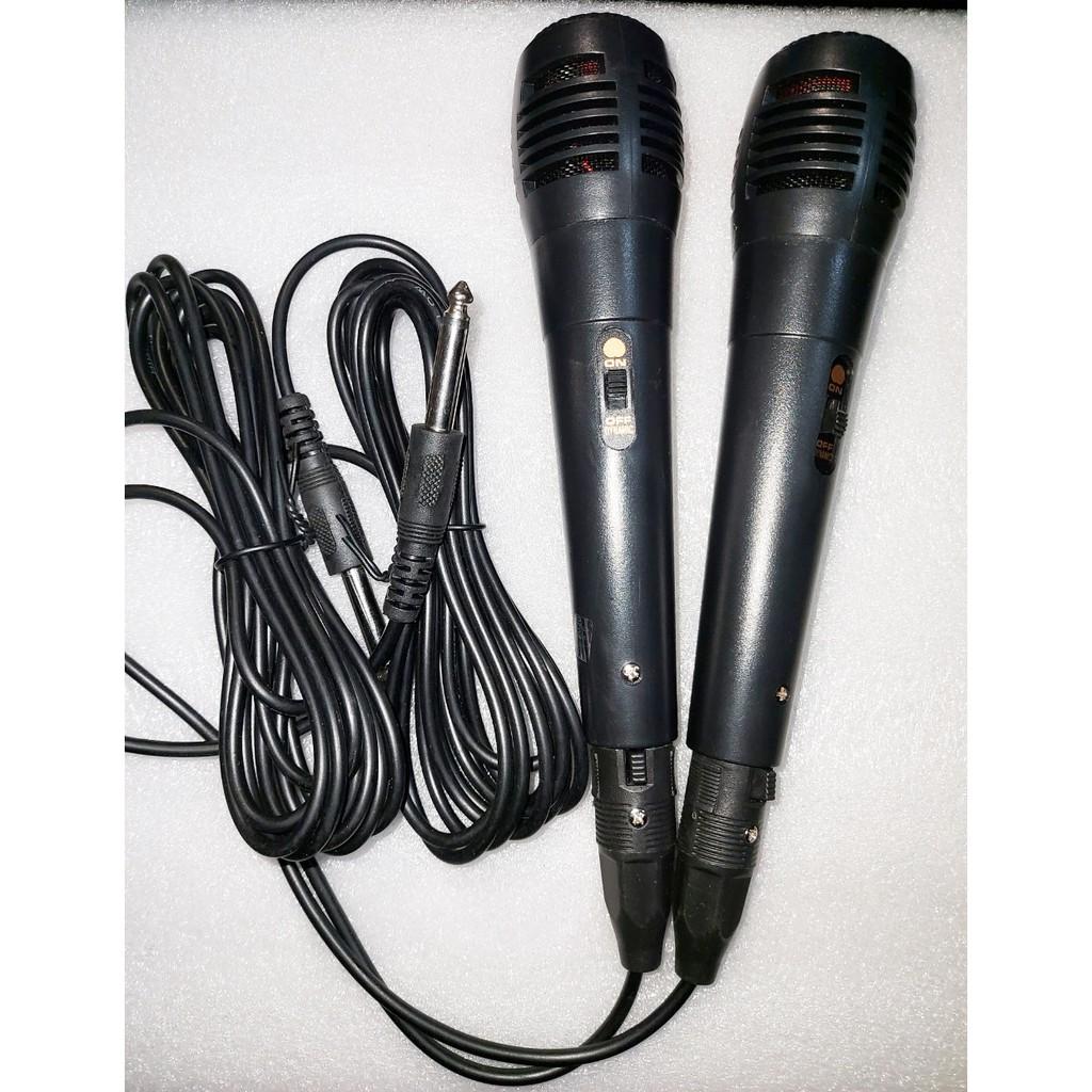 Micro Hát Karaoke Có Dây Giá Rẻ Dụng Cho Tất Cả Các Loa Như P88, P89, 996, 669, 802, A061, F4, F5, F6