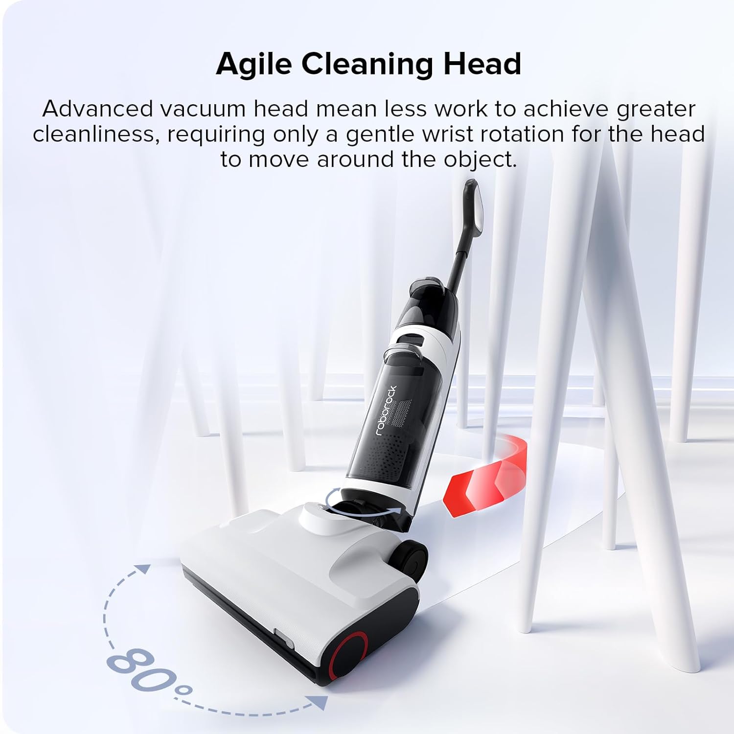 Máy Hút Bụi Lau Sàn Roborock Flexi Lite Gập Nghiêng 180° - Hàng Chính Hãng