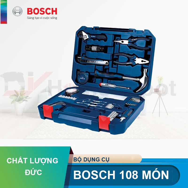 Bộ dụng cụ đa năng 108 món của Bosch 2607002788