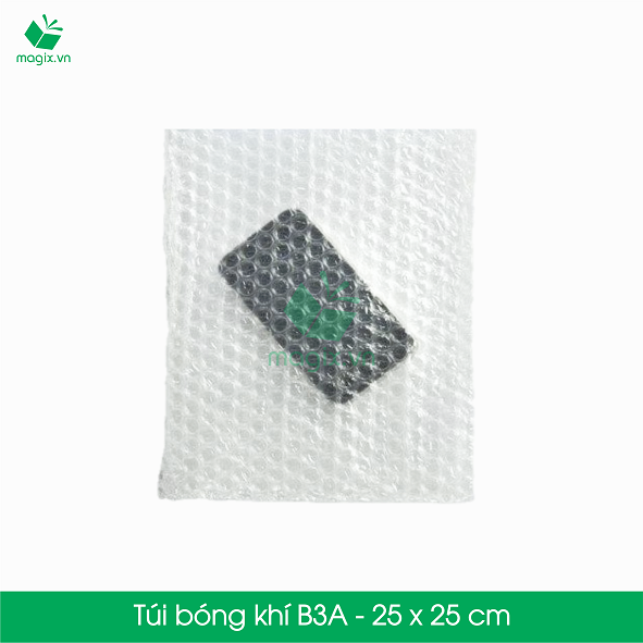 B3A - 25 TÚI BONG BÓNG KHÍ 25x25 cm - TÚI MÀNG XỐP HƠI