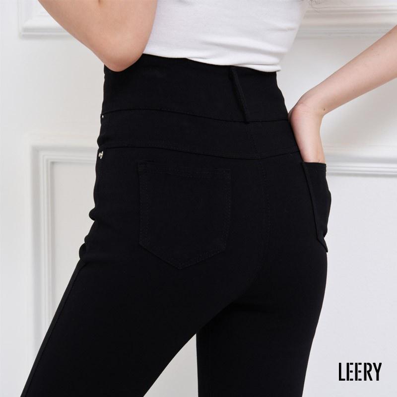 Quần skinny LEERY quần jean lưng cao nâng mông cao cấp chất jean mềm co giãn tốt dáng dài JEA-01