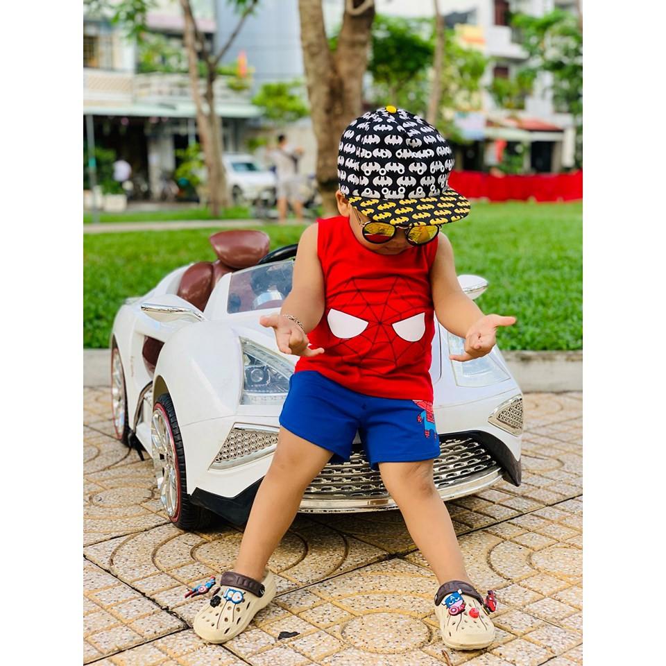 Bộ Đồ Cho Bé Trai - Bộ Siêu Nhân cho bé chât cotton cao cấp co giản 4 chiều thấm hút mồ hôi tốt