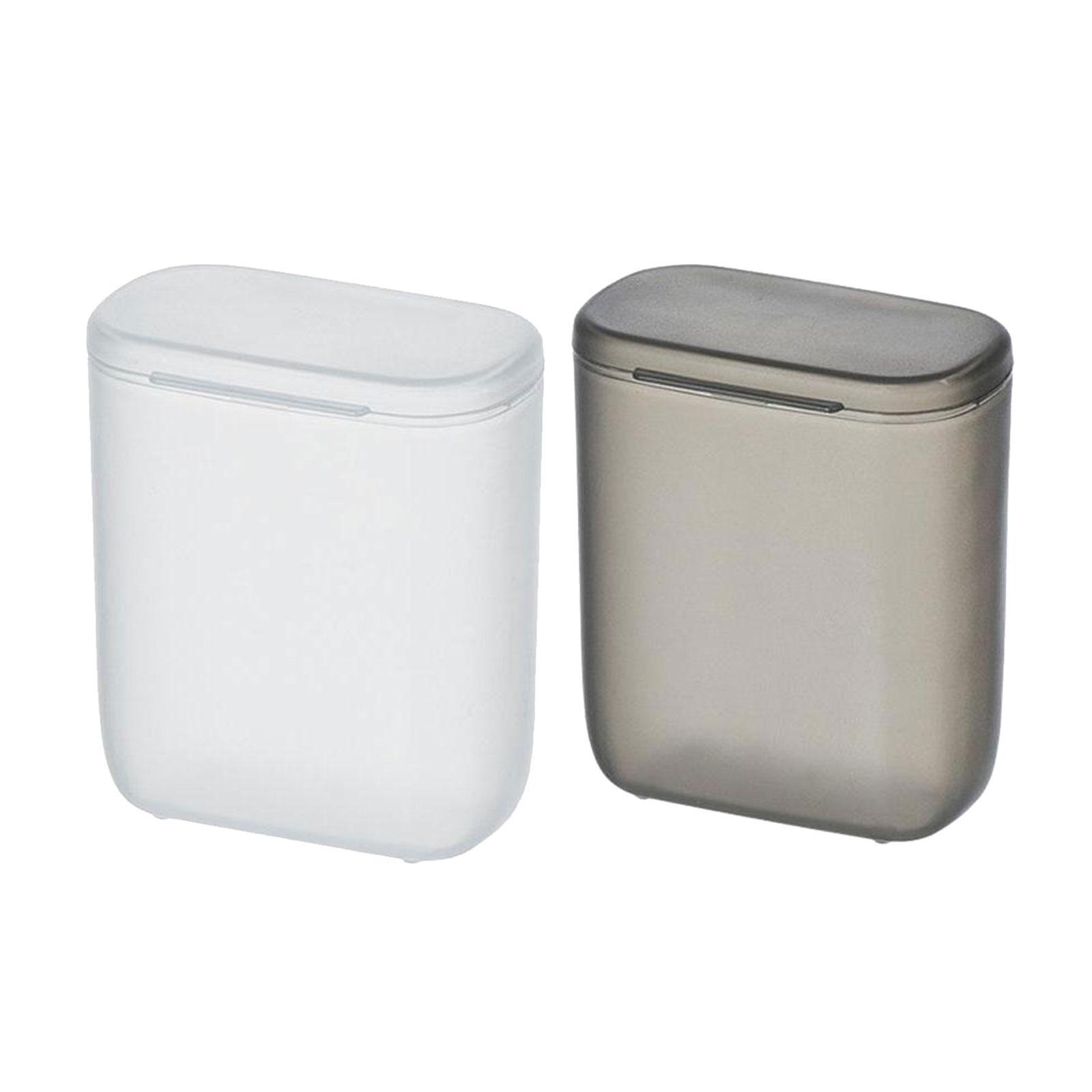 2Pcs Storage Box Cord Holder with Lid for Office