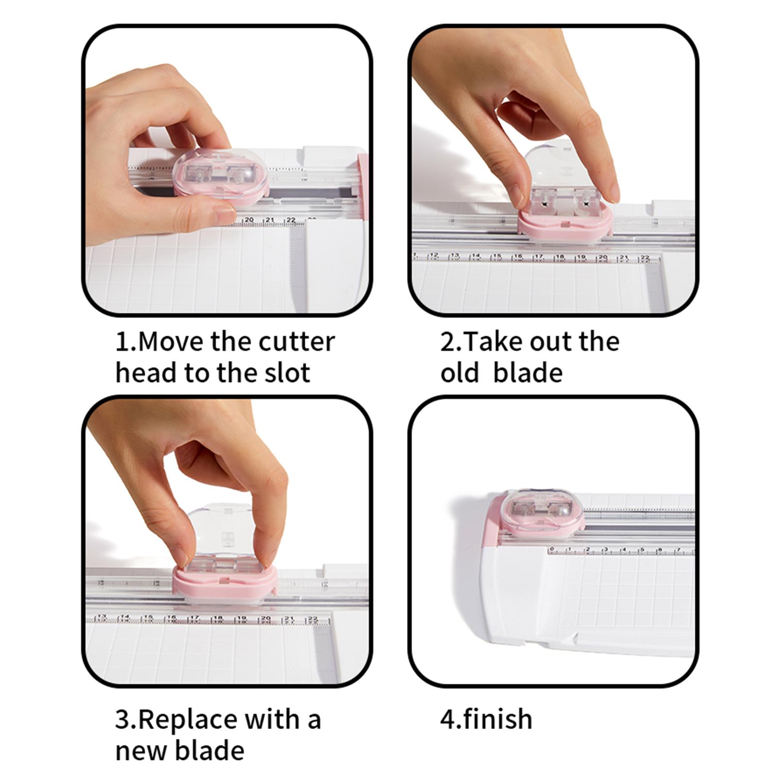JIELISI ortable A5 Sliding Paper Cutter 23cm/9.1Inch Cut Length Paper Trimmer Scrapbooking Tool Cutting Mat Machine
