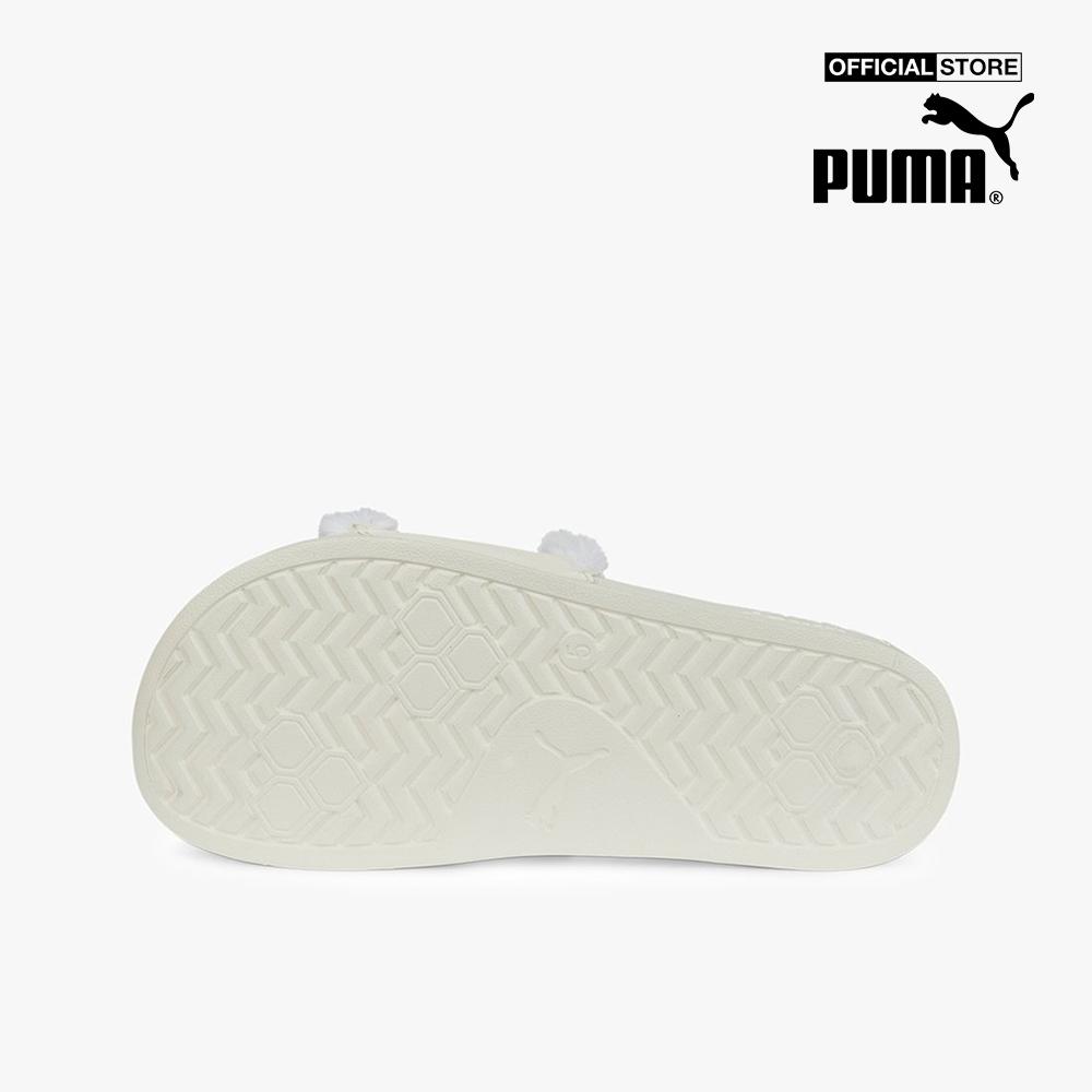 PUMA - Dép nữ quai ngang phối lông Leadcat 387523