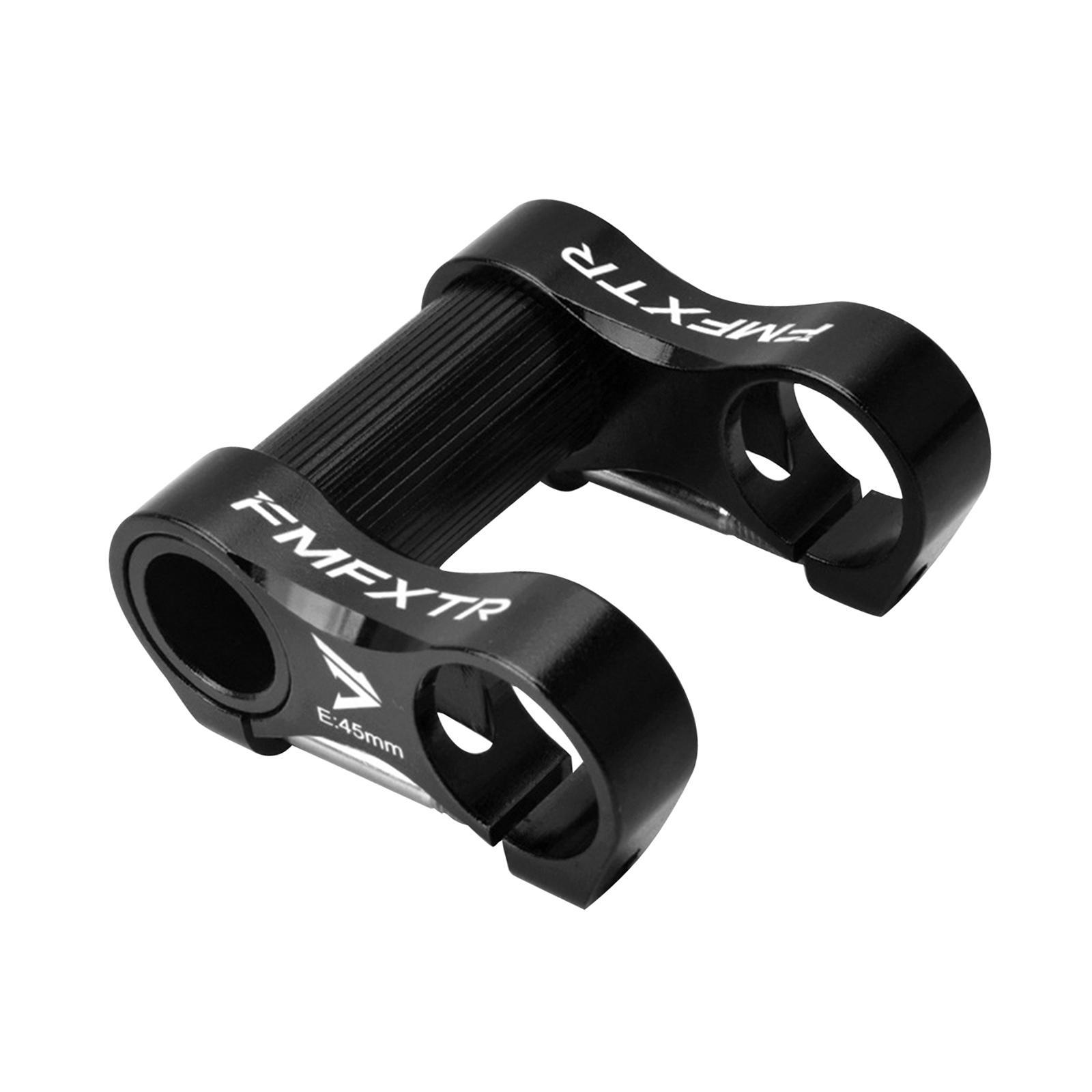 Folding Bike Double Stem Riser Handlebar Stem 25.4mm/1" for Folding Bike Black