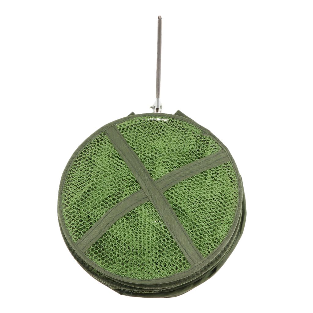Foldable Crab Net Lobster Shrimp Fishing Trap Bait Pot Dip Net Cage