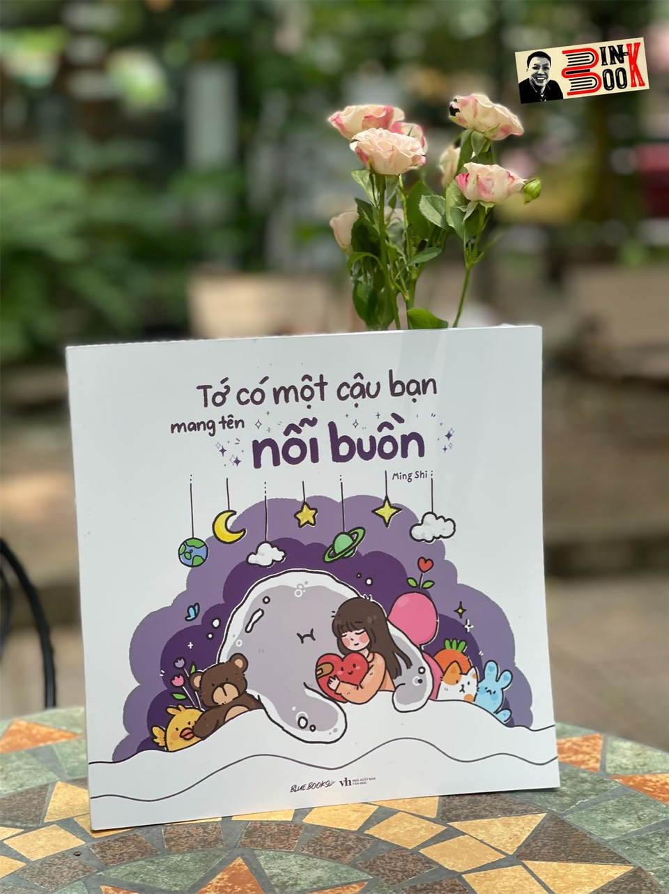 (Sách tô màu) TỚ CÓ MỘT CẬU BẠN MANG TÊN NỖI BUỒN – Ming Shi - Blue.Books - AZ Việt Nam