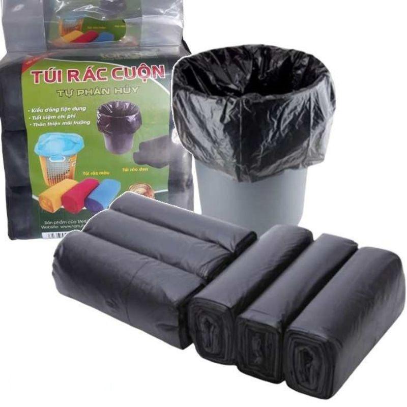 sét 3 cuộn túi rác cuộn tự phân huỷ TAHUFA (1kg)