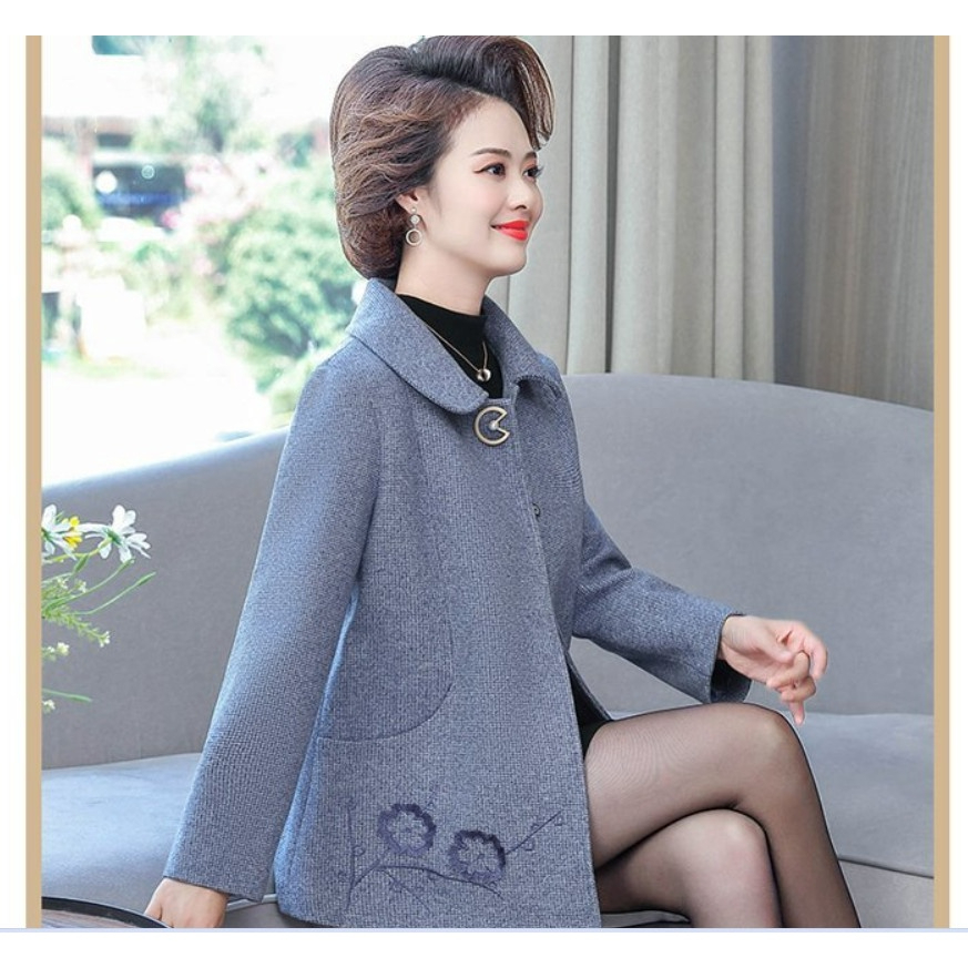 Áo Khoác Dạ Nữ Ngắn Phong Cách Phương Tây AD41 - Hàng Quảng Châu Cao Cấp