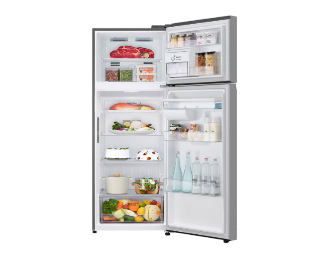 [Chỉ giao Miền Bắc/Nam] Tủ lạnh LG ngăn đá trên Smart Inverter 459L màu bạc LTD46SVMA - Hàng Chính Hãng