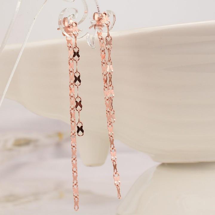 Bông Tai Tòn Ten Chất Liệu Thép Titan Không Đen TT 1677