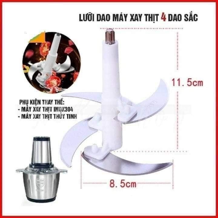 Bộ lưỡi dao thay thế /dự phòng cho cối xay thịt 2 lít