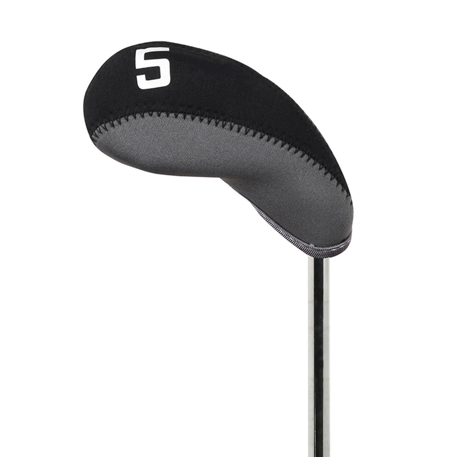 11Pieces Golf Iron Headcover Protector Guard, Golf Clubs Headcovers Numbered