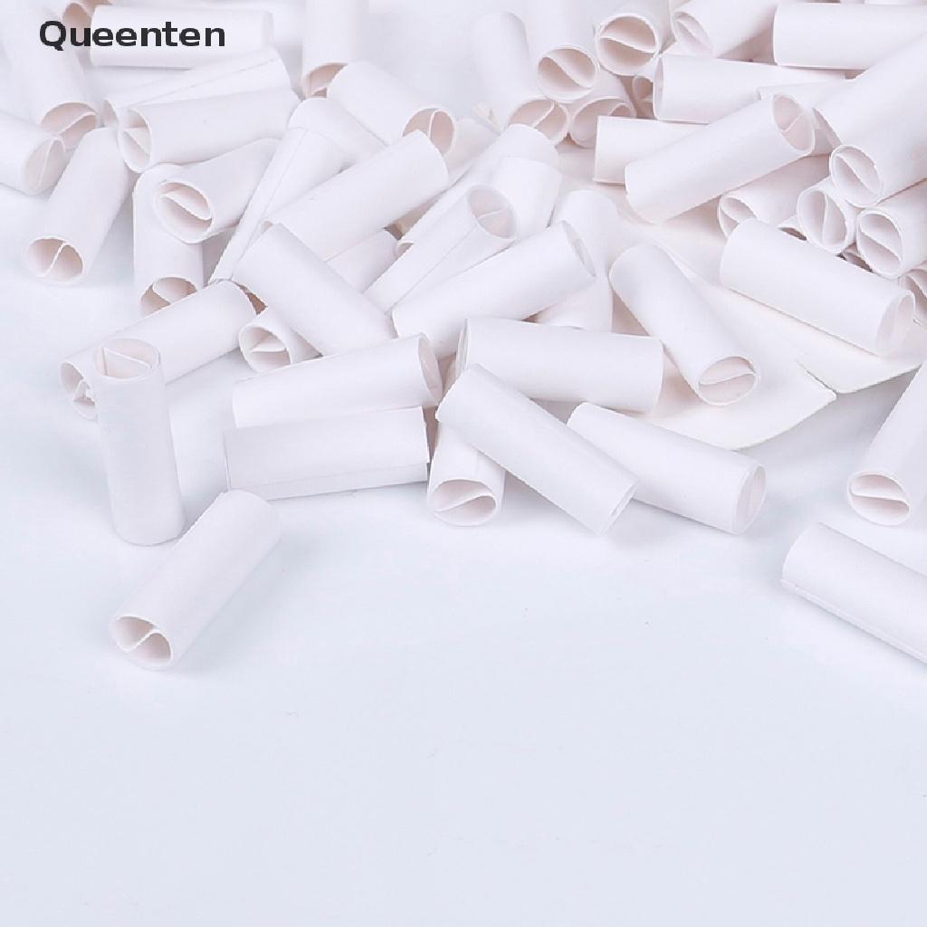 Queenten 120x pre rolled natural unrefined cigarette filter rolling paper tips white 6mm QT