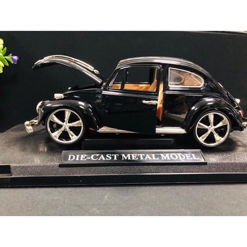 Mô hình xe cổ Volkswagen Beetle tỷ lệ 1:18 cao cấp bằng hợp kim