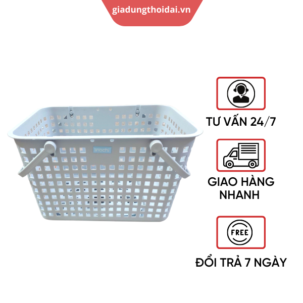 Làn đi sinh cho mẹ và bé nhật bản inochi loại giỏ xách có quai giữa kèm nắp tiện dụng