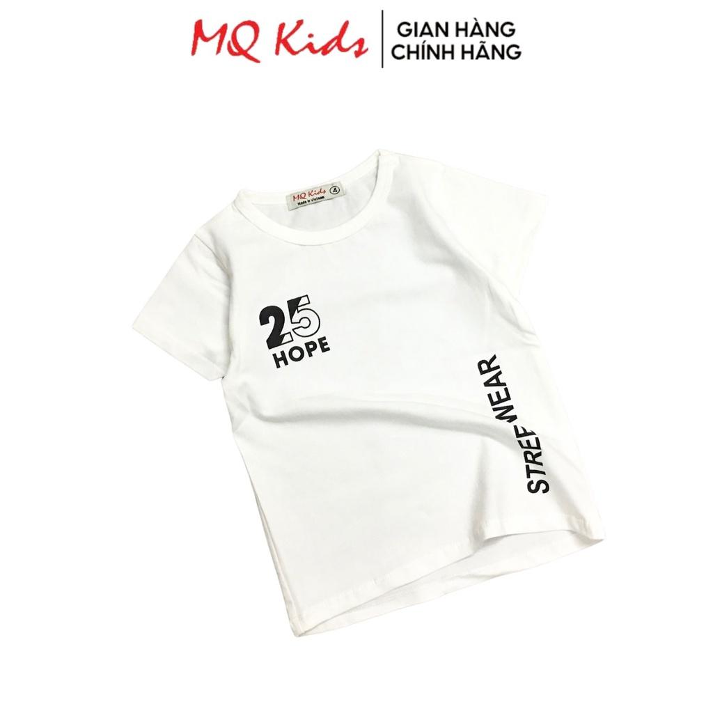 Áo thun bé trai size đại 21_40kg áo phông đại cồ bé trai chất liệu cotton thoáng mát