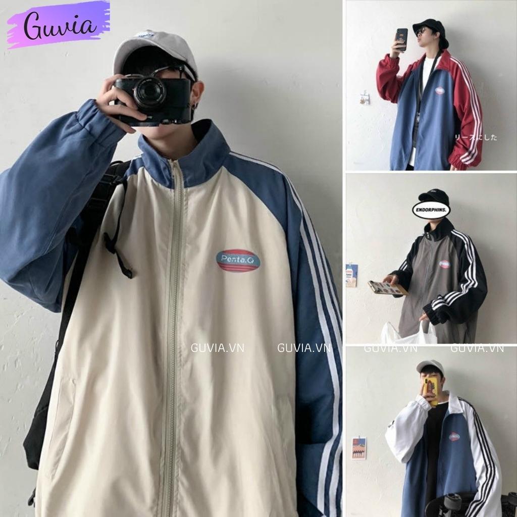 Áo Khoác Dù PENTA.Q 2 Lớp Form Rộng Nam Nữ Unisex, Áo Gió Bomber Bóng Chày Chống Nắng Ulzzang