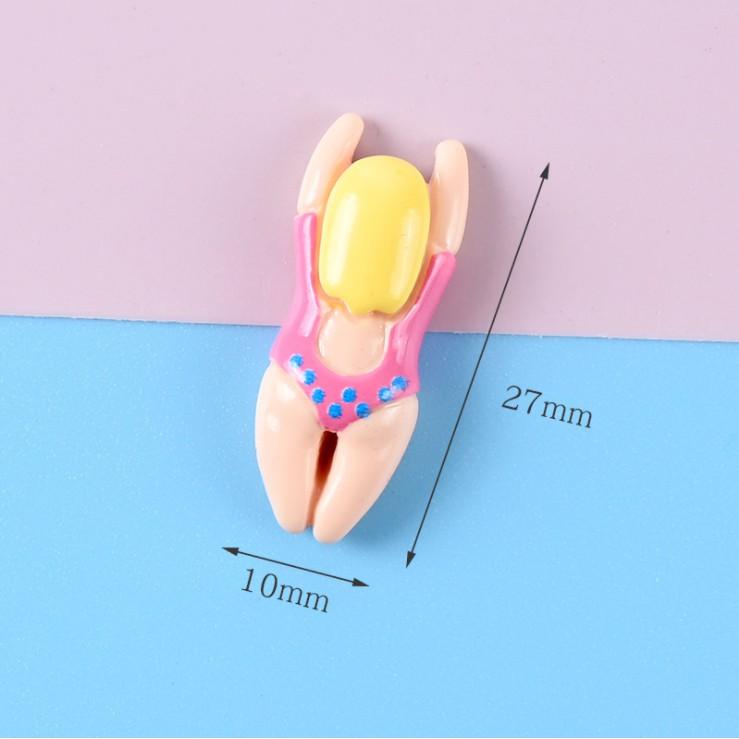 Chuyên Charm * Charm tiên cá và người bơi lội vui nhộn cho các bạn trang trí vỏ ốp điện thoại, DIY
