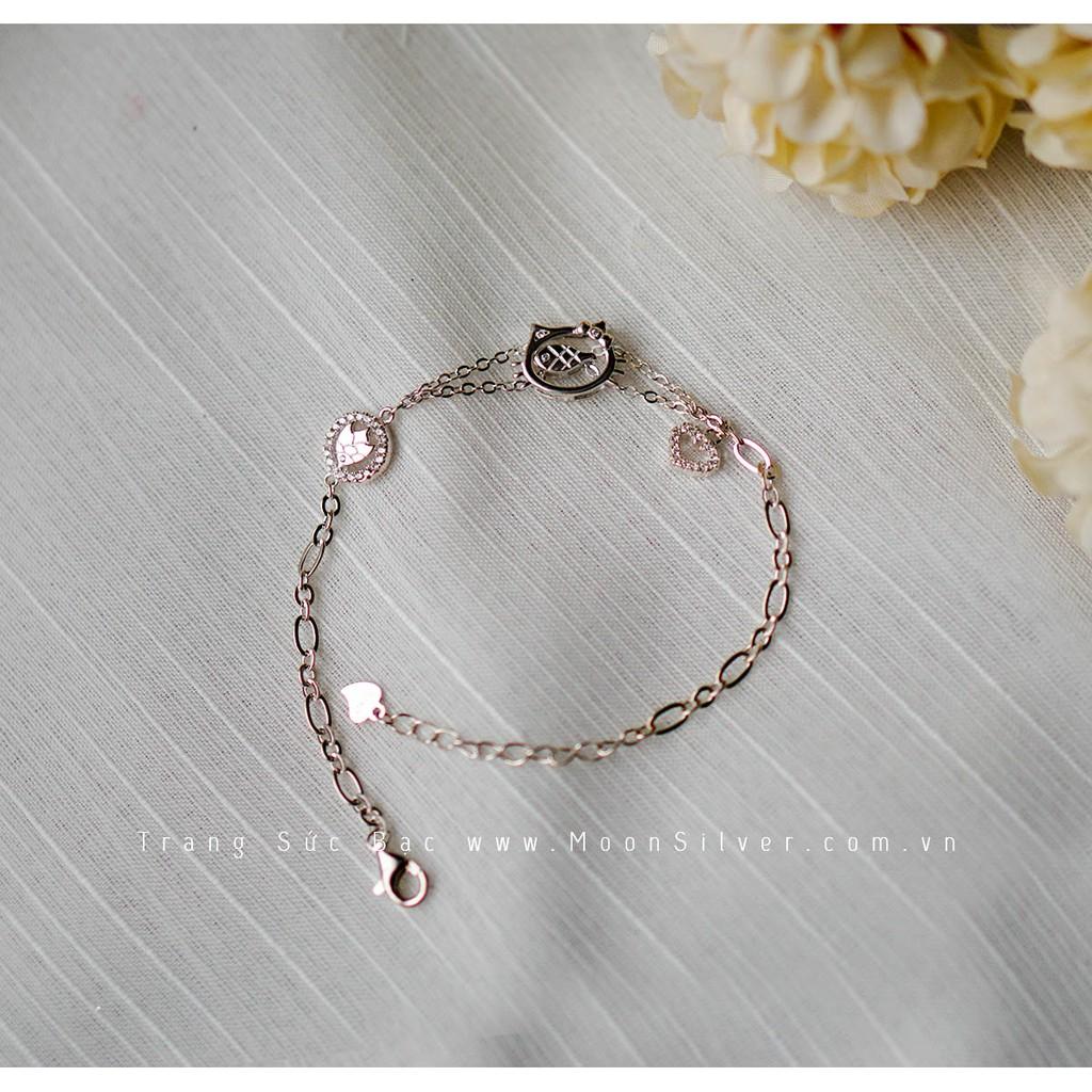 Lắc Tay Bạc Mèo Cá
