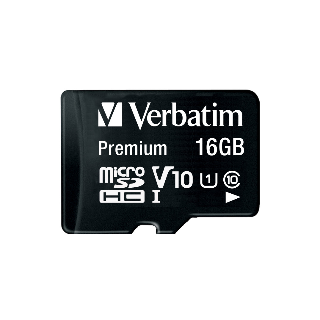 Thẻ nhớ Verbatim Micro SDHC 16GB Class 10 - Hàng chính hãng