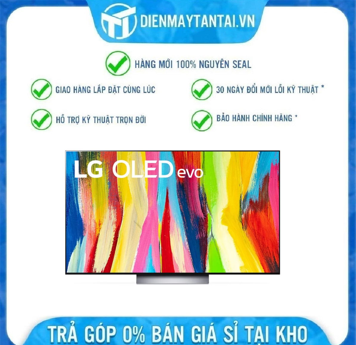 Smart Tivi OLED LG 4K 55 inch 55C2PSA - Hàng Chính Hãng - Chỉ Giao Hồ Chí Minh
