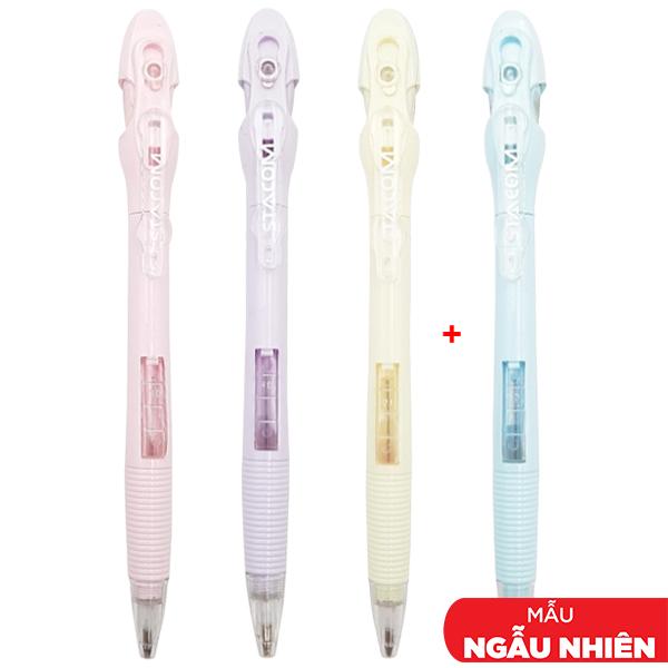 Vỉ 3 + 1 Bút Chì Bấm Pastel Có Tẩy 0.5 mm - Stacom VMP5015