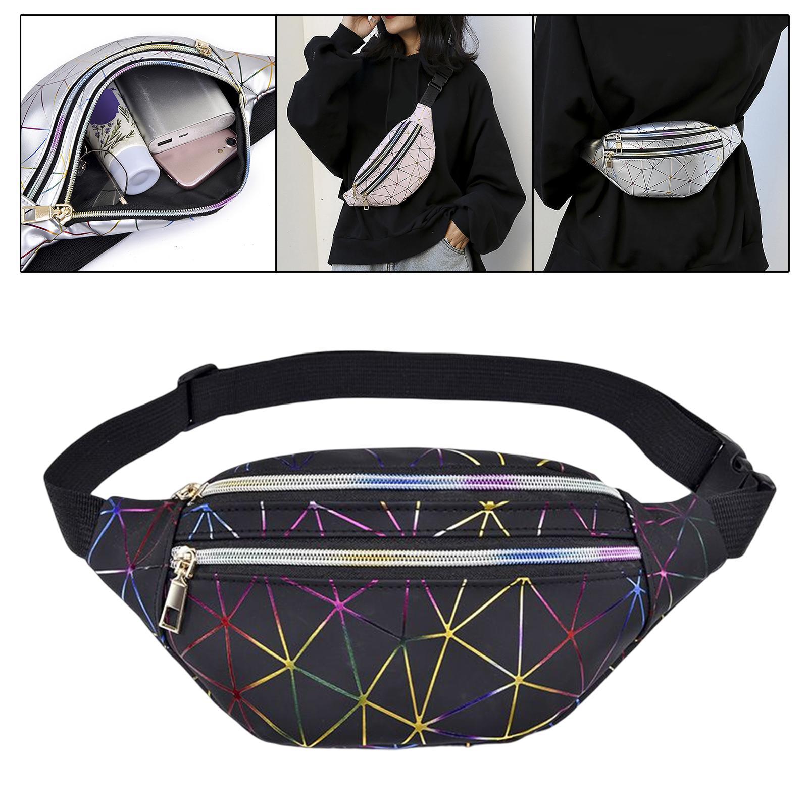 Fanny Pack Waist Bag Casual Fashionable for Sport Walking Hiking Black
