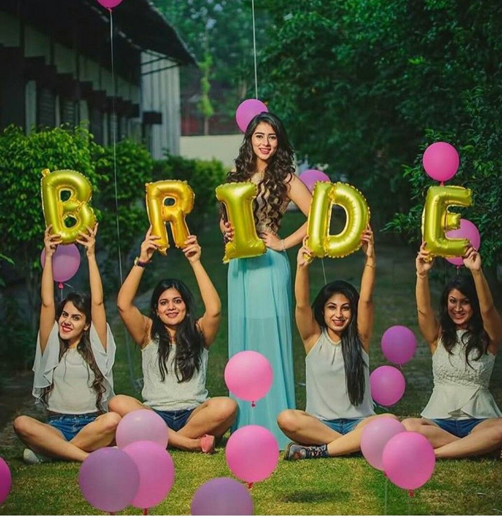 Bộ bong bóng trang trí tiệc chia tay độc thân bride balloon ctdt24