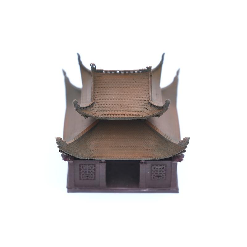 Mô hình tiểu cảnh THỦY ĐÌNH CHÙA THẦY - bán cạn - bể cá - hòn non bộ - terrarium - tinh xảo - chất lượng cao