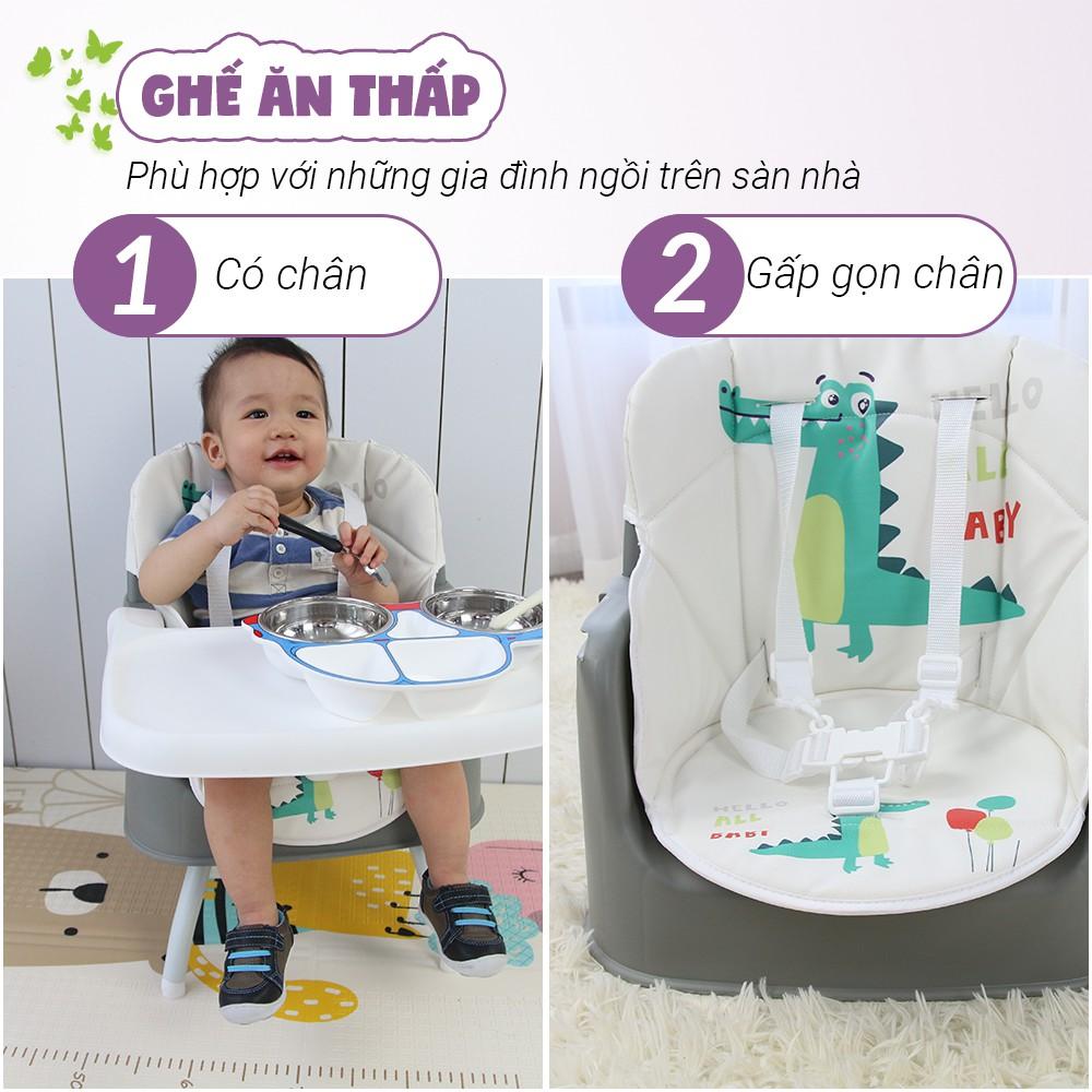 Ghế ăn dặm đa năng 3 in 1 cho bé Mastela 1016 - ghế ăn cao, ghế ăn thấp, bàn ghế tập vẽ thông minh cho bé từ 6 tháng - Tiêu chuẩn Châu Âu