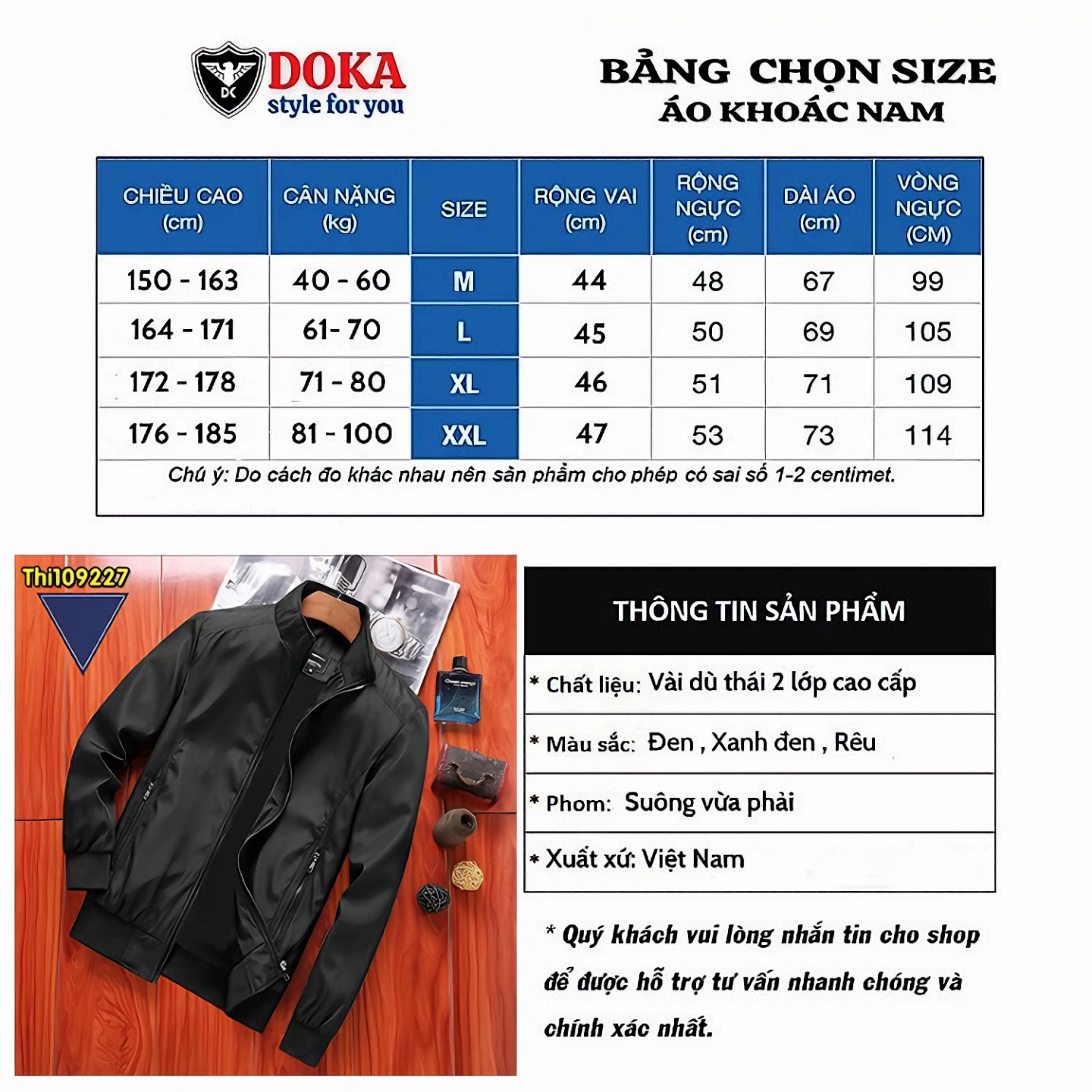 Áo khoác dù nam ( Tặng 1 quần lót thái ) DokaFashion giá tốt, giảm giá  giữ ấm và chống nắng , chống tia UV ( Chọn màu )