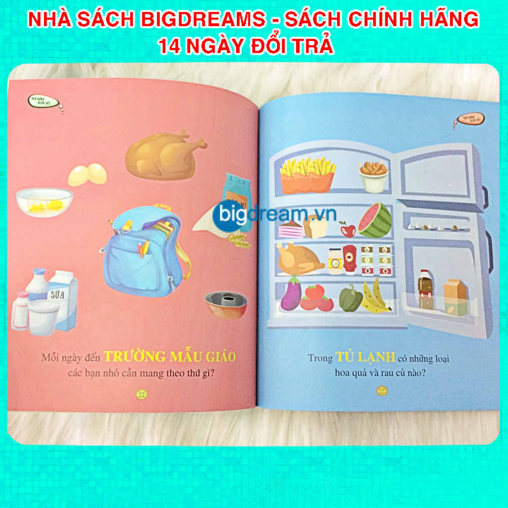 Mẹ Hỏi Con Trả Lời - Khả Năng Quan Sát - Cuốn Sách Vỡ Lòng Đầu Tiên Của Tớ Truyện kể cho bé trước giờ đi ngủ 0-3 tuổi