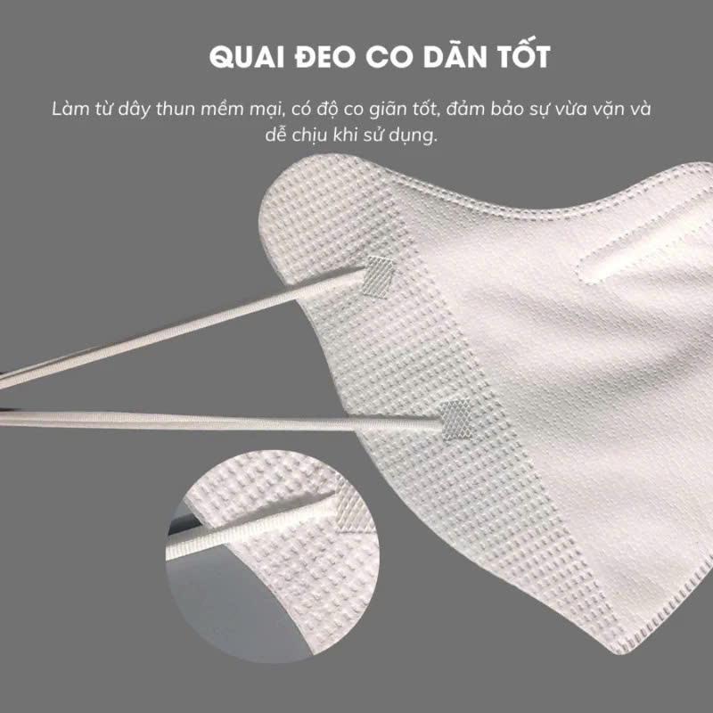 Combo 10 Túi 100 Khẩu Trang 9A Pt 5 Lớp Chống Nắng, Ngăn Bụi Mịn Hiệu Quả ( Màu Trắng )