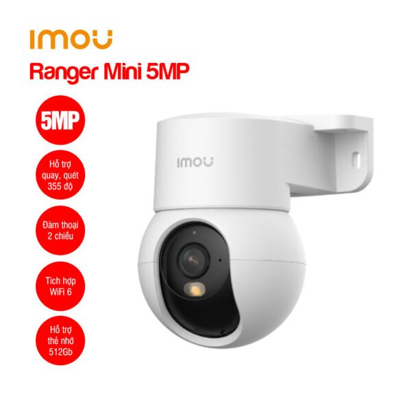 Camera Wifi trong nhà iMOU Ranger Mini 5MP (IPC-K2MP-5H1WE) - Hàng chính hãng
