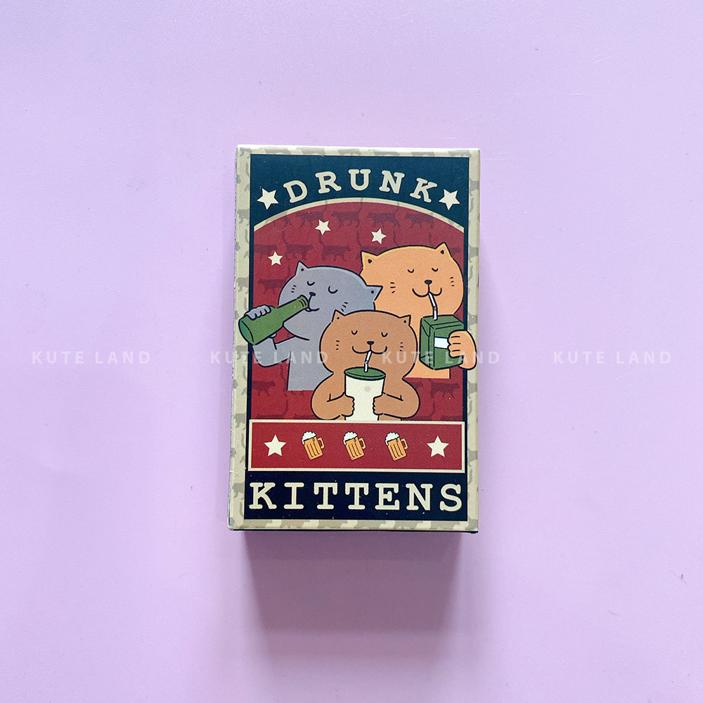 Bộ bài Drunk Kittens Drinking Game Việt Hoá Giá Rẻ Thẻ bài cực đã 52 lá say quên lối về