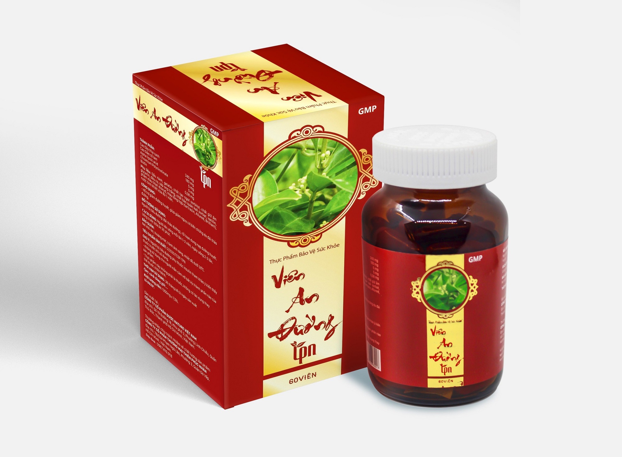 Viên An Đường TPN thành phần chính Dây Thìa Canh, Giảo Cổ Lam hỗ trợ ổn định đường huyết ngăn ngừa các biến chứng tiểu đường.