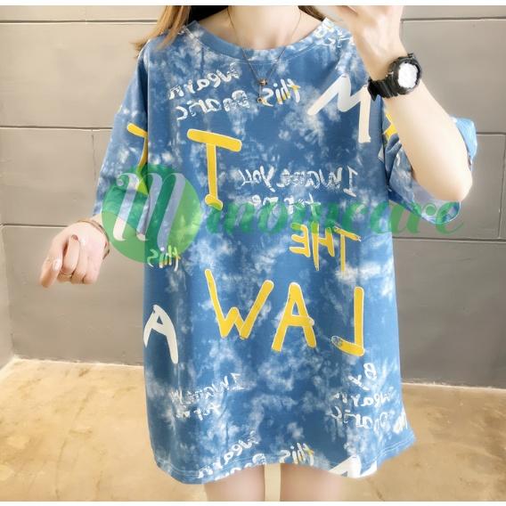 Áo thun loang oversize - Áo phông cotton nam nữ unisex Hàng đẹp Quảng Châu Loại 1 giá rẻ thời trang mùa hè, thu đông