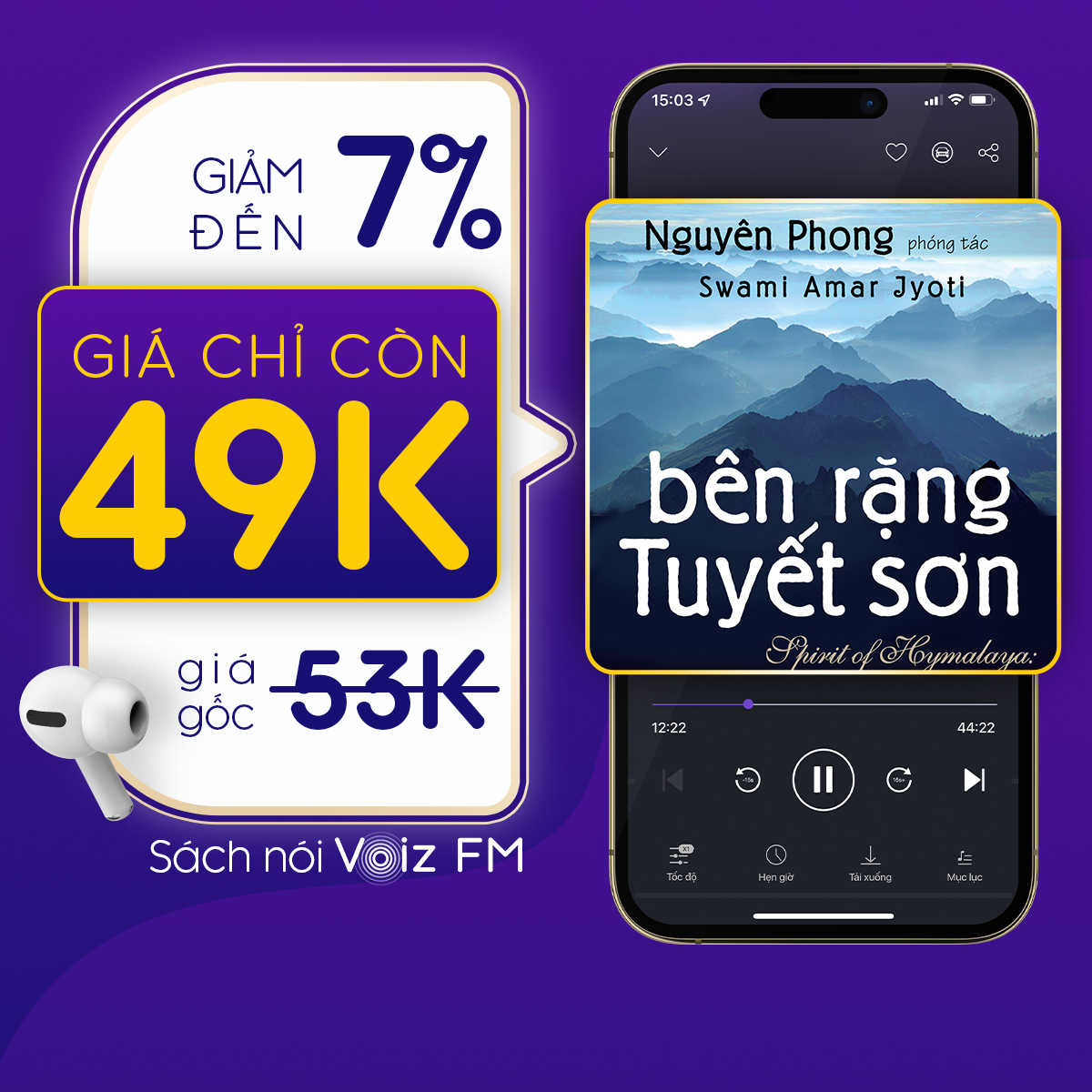 Voiz FM - Voucher nghe Sách Nói