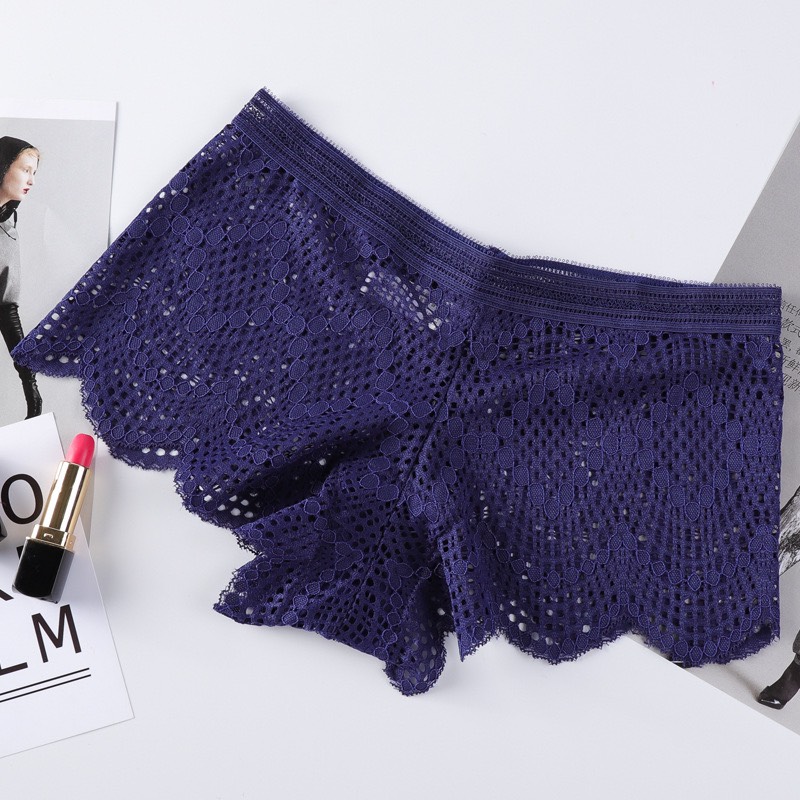 COMBO 5 QUẦN NỮ REN BOXER XUYÊN THẤU KIỂU PHÁP B12