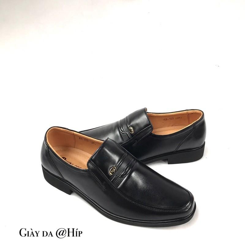 Giày Da nam️ Giày Lười Nam Da Bò Siêu Mềm, Đế Cao Su Chống Trơn Cực Tốt